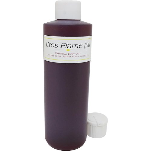 Eros Flame - Type V For Men Scented Body Oil Fragrance [Flip Cap - Dark Red - 8 oz.] - ID#41479