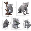 Fantarea Realistic Wild Life Jungle Zoo Animals Figures Model Koala Party Favors Supplies Cake Toppers Gift Toys for 5 6 7 8 Year Old Boys Girls Kid Toddlers(5 pcs)
