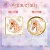40PCS Horse Birthday Party supplies HorseParty Favors Include Party Plates and Napkins Cowgirl Wild Horse Party Birthday Tableware Decorations for Girls Baby Shower Serve 20