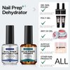 Morovan Professional Natural Nail Prep Dehydrate and Acid-Free Primer, Dehydrator for Acrylic and Gel Nail Polish, Non Acid Primer for UV Gels Fast Dry Superior Bonding Agent Gift Box Set