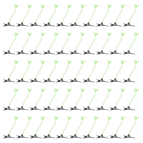 100 Pcs Bean Sprout Hair Clips, Funny Green Plant Hair Clips, Little Grass Barrette Hair Accessories for Girls Women Home Party Supplies