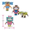 PIPEROID Sweets & Co. Photogenic Sisters - Japanese 3D Paper Puzzle DIY Robot kit for Kids and Origami Kit for Adults