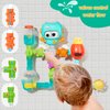 AMCHSURI Toddler Bath Toys for Kids Ages 2-4 4-8 Year Old Boys Girls Shower Wall Toys with Pipes and Valves That Toddlers with Interactive Features for Cognitive Development Bath Time Toy