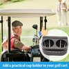 CartClan Club Car DS Cup Holder Kit Dual for 1993-Up Golf Cart OEM# 1016811 101708301-2 Packs