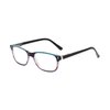 SAV Eyewear Women's Vk Couture Rectangular Reading Glasses, Blue Stripe, 35 mm + 2.25