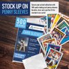 Standard Card Sleeves 500pk | Penny Sleeves. Baseball Card Sleeves. Soft Trading Card Sleeve. Penny Sleeves for Trading Cards. Plastic Card Sleeves. Ultra Clear Card Sleeves. Pro Sports Card Sleeves.