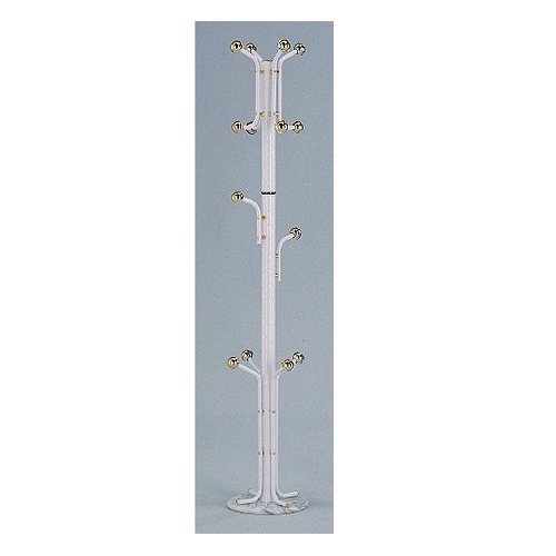 White Marble Base Hall Tree Coat/ Hat Racks #AD5141-WH