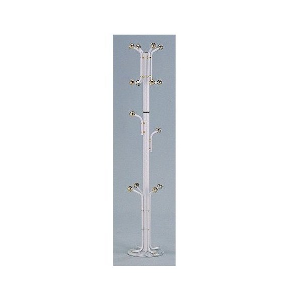White Marble Base Hall Tree Coat/ Hat Racks #AD5141-WH