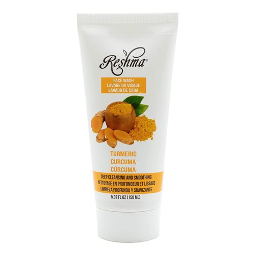 Reshma Beauty Turmeric Face Wash Cleanser for All Skin Types & Dull Skin Gentle Face Wash for Acne Prone Skin For Dark Spots and Anti-Aging Removes Make Up For Daily Use - Cruelty Free (Pack of 1)