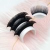 Individual Classic Eyelash Extensions Mix Length Salon Tray .20 c Curl d Curl Natural Looking Silk Lashes Semi Permanent Eyelash Russian Volume Faux Mink Eyelash Extension J B Faux Mink