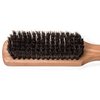 GranNaturals Soft Mens Boar Bristle Hair Brush - Natural Wooden Club Style Wave Hair Brush for Men - Styling Beard Hairbrush for Fine, Thin or Thick Hair