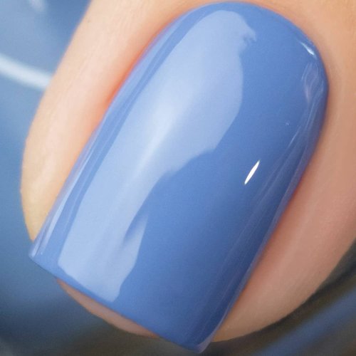 Vishine Nail Gel Polish, 15ml Soak Off Nail Gel Polish Nail Art Manicure Salon DIY, UV LED Lamp Required - Pale Cornflower Blue 0.5 OZ