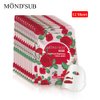 [MOND'SUB]Sheet Face Mask For All Skin Types-Fruits Facial Mask Sheet-Deep Moisturizing&Nourishing&Hydrating-Natural&Organic Collagen Essence Skin Care (Rose Hydrating & Brightening)