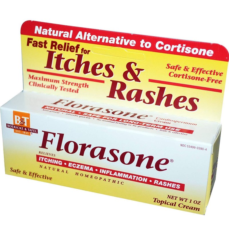 Boericke & Tafel Florasone Itches & Rashes Cream - 1 oz, 2 Pack ...