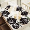 gisgfim 30th Birthday Party Supplies Tableware Set for 24 Guests Death To My Twenties Birthday Party Paper Plates Napkins Disposable Black Rip To My 20s Decorations Favors for Funeral My Youth Party