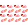 Mini Plastic Babies for Party Favor Decor Party Decorations Baby Shower Party Game Ice Cube Game (1" 60pcs, Pink)