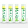 Just Bee 100% Natural Beeswax Lip Balm with Organic Oils (Cool Peppermint, 4 pack)