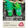 Crocodile Sensory Dog Toy Natural Rubber (Latex), Lead-Free & Chemical-Free, Handpainted, Soft & Squeak