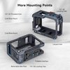 SmallRig Hero12 / Hero11 / Hero 10 / Hero 9 Black Cage for GoPro, Compatible with The Lens Filter Max Lens on Camera, with 2 Cold Shoe Mount for Microphone and Led Video Light - 3084C