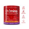 Oh!mino Amino Acid Energy Blend - Sugar-and-Stimulant-Free, Pre-Post Workout Powder, BCAA Amino Acids, Workout Recovery Drink, Muscle Synthesis Activator, Berry Blast, 280 g, 40 Servings