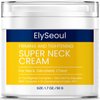 ElySeoul Korean Neck Cream for Firming & Tightening: Neck & Chest Anti-Aging Treatment for Crepey Sagging Skin & Wrinkles - Women & Men Turkey Neck Perfecting, 1.7 oz