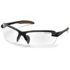 Pyramex Safety Products CHB310D Carhartt Spokane Safety Glasses, Clear Lens with Black Frame, Clear