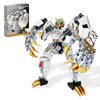 WULOBOOI Mech with Cool Tiger Claws Building Kit, Collectible Warrior Super Battle Hero Display Model Toy, Creative Gifts for Adults Boys Age 10 11 12 13 14+, Construction Sets(323 Pieces)