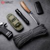 TH1 Tactical Flashlight Holster Duty Belt Pouch Open-end Stretchable Rotatable Clip 360 Degree Holder for Police Military Security Belt