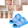 LUITON 2 Pack Foot Scrubber Massager Scrub Feet Cleaner Washer Brush for Shower Spa Massage Floor Slipper for Exfoliating Cleaning Foot