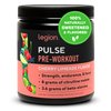 LEGION Pulse Pre Workout Supplement - All Natural Nitric Oxide Preworkout Drink to Boost Energy, Creatine Free, Naturally Sweetened, Beta Alanine, Citrulline, Alpha GPC (Cherry Limeade)
