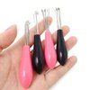 Honbay 4PCS Hair Brush Cleaning Tool Mini Comb Cleaner Brush Small Hair Brush Combs with Plastic Handle for Removing Hair Dust Home Salon Use