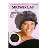 [Magic Collection] 21" WATER-PROOF SHOWER Cap Black - 2 pack