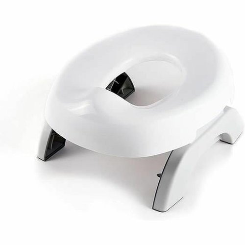 Summer Infant My Travel Potty Deluxe -2-in-1 Foldable Travel Potty for Toddlers Can Be Used as a Standalone Potty or Potty Ring for Adult Toilet w/Integrated Handles, Includes 12 Disposable Waste Bags