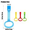 PandaEar 8 PCS Baby Pull Up Rings, Toddler Walking Exercise Stand Up Rings for Baby Playpen & Crib, Baby Cot Hanging Rings for Infant Kids