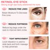Retinol Eye Stick,Collagen Retinol Eye Cream for Dark Circles and Puffiness, Under Eye Cream Anti Aging, Eye Brightener Stick for Wrinkles Eye Balm Reduces Fine Lines(#1-Retinol Eye Stick)