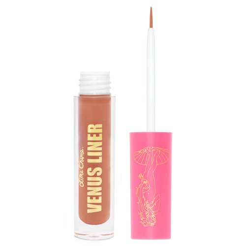 Lime Crime Venus Pigmented Liquid Eyeliner with Precision Brush, Marigold (Pumpkin Orange) - Ultra Matte Water-Based Formula is Long-Lasting, Smudge-Proof & Quickly Dries - Vegan & Cruelty-Free