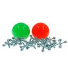 JA-RU Vintage Toys Double Metal Jacks Set (1 Pack) w/ 16 Jax & 2 Bouncy Balls. Classic Mini Game for Kids. Bulk Party Favors, Pinata Filler, Birthday Stocking Stuffers. Cat Toy 950-1B