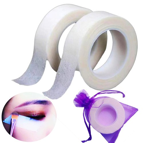 NswfDzk Invisible Facial Makeup Tape, Instant Facial Practice Makeup Tape, Facial Lifting Plastic Tape Eye Shadow Tape Eyeliner Tape (1602 New [66 Feet Length 1 Roll)