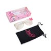 Jojo Siwa Blue Light Blocking Glasses with Pouch Juniors Computer Glasses for Women Eyewear Screen Protection (Sparkle Pink)