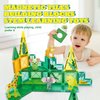Magnetic Tiles Magnetic Construction Set, Magnetic disc STEM Sensory Educational Games Toys Preschool Building Stacking Block Learning Toys Gift for Toddler Age 3+ Boys Girls Kids 40pcs Animal forest