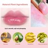 TEEROVA 6 Pcs Color Changing Lipstick Lip Balm, Magic Temperature PH Color change Lipstick, Moisturizing No-Sticky Long Lasting Lip Gloss