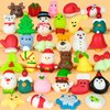 30Pcs Christmas Squishy Toys Mochi Squishy Toy for Kids Party Favors Kawaii Animal Squishy Stress Relief Kids Birthday Party Favors Goodie Bag Stocking Stuffers Piñata Classroom Prizes