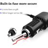 Car Charger for Garmin Nuvi, Garmin GPS Charger Cable,Mini USB Power Cord Cable Dual Port USB Vehicle Power Charging Cable Cord for Garmin Nuvi C255 Dashcam