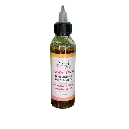 Generic Rosemary & Clove Hair Oil, 4 Fl Oz (Pack of 1), Brown