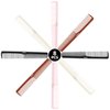 Feewala Combs Set, Classic Hair Comb, Fine and Wide Teeth, For Hairdressing, Grooming, Detangling, Sectioning, Teasing, For Women and Men, 7 Inches, 4 Colors and 8 Pieces