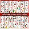 EMOME Stocking Stuffers for Kids Christmas, 1300 Styles Christmas Tattoos Stickers for Party Supplies Favors Decorations, Bulk Christmas Temporary Tattoos for Kids Boys Girls (112 Sheets)