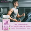 andmino EAA Gummies 7500 mg, BCAA Gummies with Trehalose, Amino Acids Supplement for Muscle, Immune, Nervous & Digestive Health, for Adults & Kids, Non-GMO, Vegan, Gluten Free, Apple Flavor, 120
