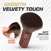 Fagaci Velvety Touch Barber Brush Neck Duster with High-Density Bristles - Clean with One Wipe Barber Neck Duster Brush for Hair Cutting, Barber Duster Brush - Neck Duster for Hair Cutting Brush