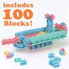 YOYOUTH Building Blocks: Stacking Block Sets Toys for Kids Ages 6+ with 100 Pieces and Storage Box, Soft Silicone Blocks for 6+ Years Old Boys & Girls, Birthday Gift