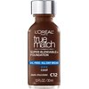 L'Oreal Paris Makeup True Match Super-Blendable Liquid Foundation, Dark Chocolate C12, 1 Fl Oz,1 Count